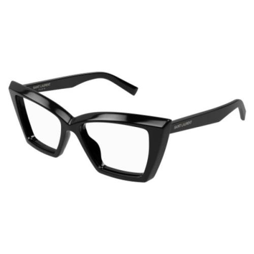 Saint Laurent Modiga Cat Eye Optiska Glasögon Brown, Unisex