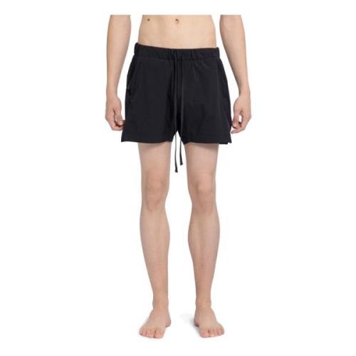 Thom Krom Svarta elastiska badshorts Black, Herr