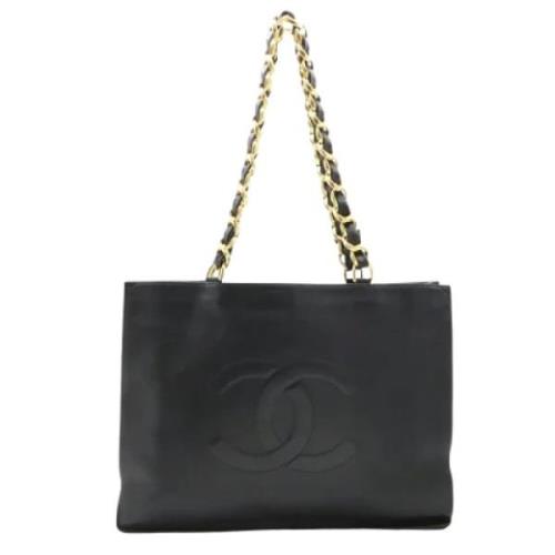 Chanel Vintage Pre-owned Laeder chanel-vskor Black, Dam