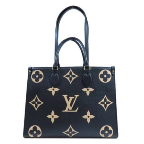 Louis Vuitton Vintage Pre-owned Tyg louis-vuitton-vskor Black, Dam