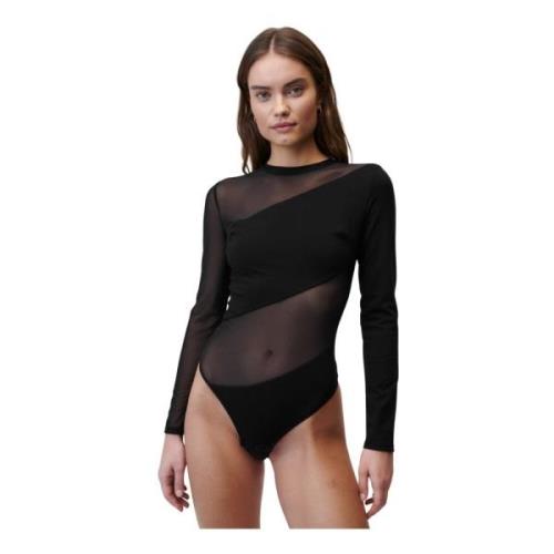 Undress Code Black Mesh Bodysuit Starstruck Style Black, Dam