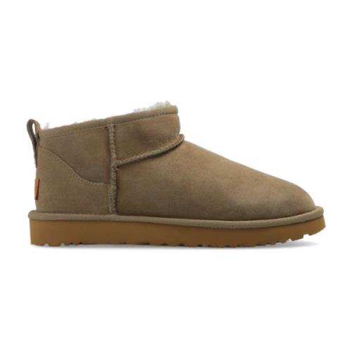 UGG Klassiska Ultra Mini snö stövlar Beige, Dam