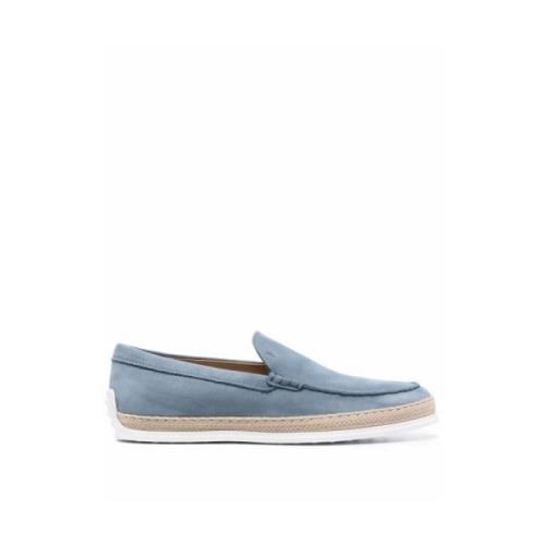 Tod's Slip-On Shoes Blue, Herr