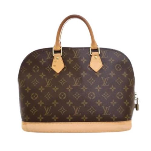 Louis Vuitton Vintage Pre-owned Canvas handvskor Brown, Dam