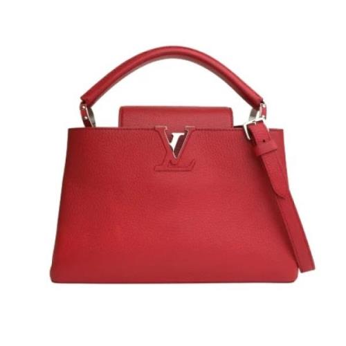 Louis Vuitton Vintage Pre-owned Laeder handvskor Red, Dam