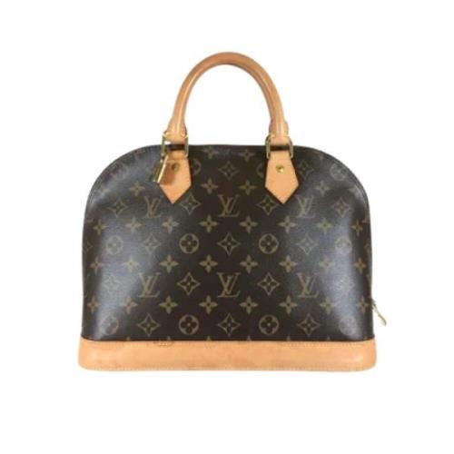 Louis Vuitton Vintage Pre-owned Canvas handvskor Brown, Dam