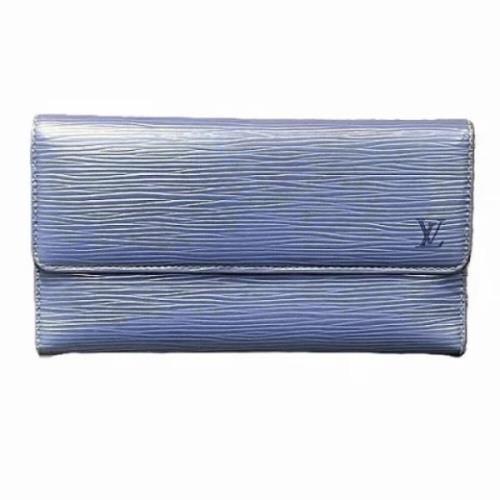 Louis Vuitton Vintage Pre-owned Laeder plnbcker Blue, Unisex