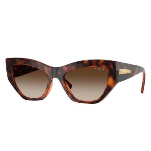 Vogue Brun Gradient Solglasögon Modell W65613 Brown, Unisex