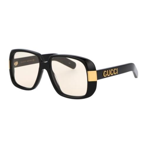 Gucci Stiliga solglasögon Gg0318S Black, Dam