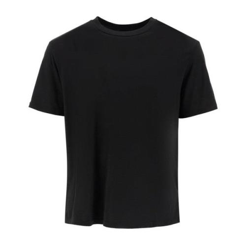 Amiri Ikonisk Crew Neck Bomull T-shirt Black, Herr