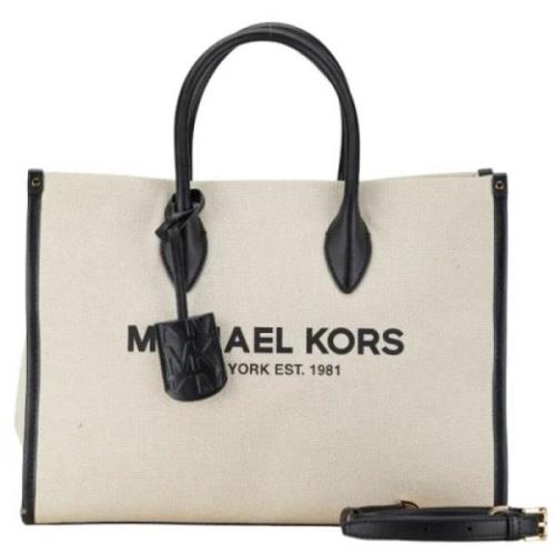 Michael Kors Pre-owned Pre-owned Laeder handvskor Beige, Dam