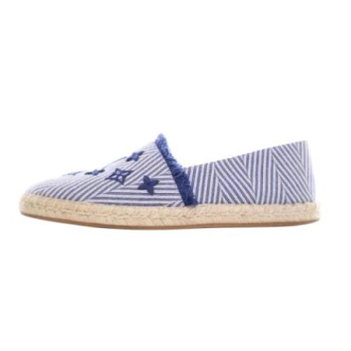 Louis Vuitton Vintage Pre-owned Canvas espadriller Blue, Dam