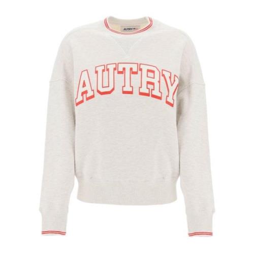 Autry Varsity Style Sweatshirt Gray, Dam