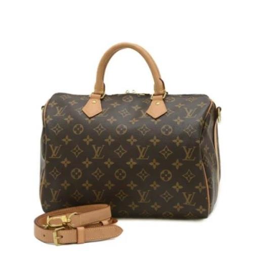 Louis Vuitton Vintage Pre-owned Tyg louis-vuitton-vskor Brown, Dam