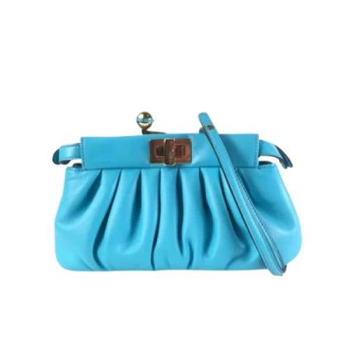 Fendi Vintage Pre-owned Laeder fendi-vskor Blue, Dam