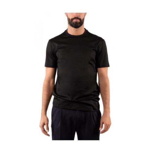 Emporio Armani Herr T-shirt, Snygg Design Black, Herr