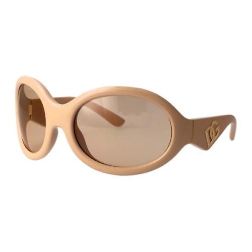 Dolce & Gabbana Stiliga solglasögon 0Dg6201 Beige, Dam