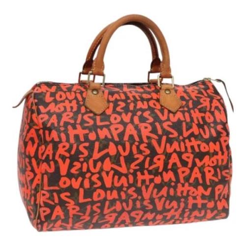 Louis Vuitton Vintage Pre-owned Canvas handvskor Orange, Dam