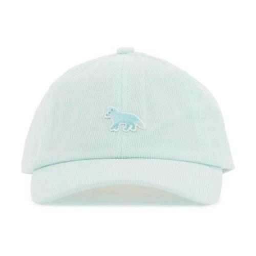 Maison Kitsuné Baby Fox Baseball Cap Blue, Dam