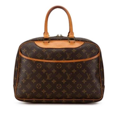 Louis Vuitton Vintage Pre-owned Canvas handvskor Brown, Dam