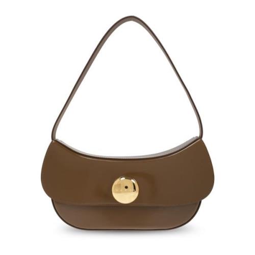 Marni Axelväska Butterfly Medium Brown, Dam