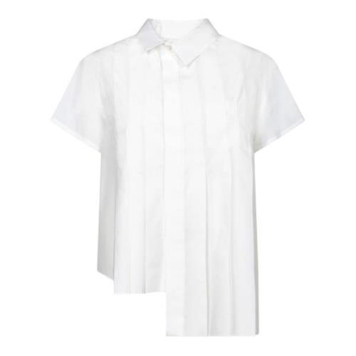 Sacai Vita T-shirts & Polos för kvinnor White, Dam