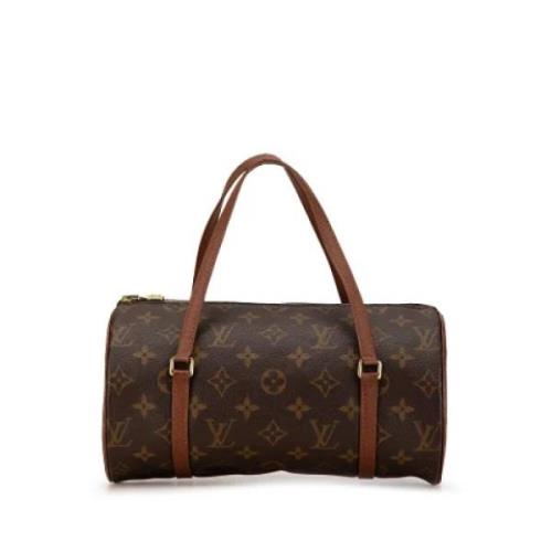 Louis Vuitton Vintage Pre-owned Canvas handvskor Brown, Dam