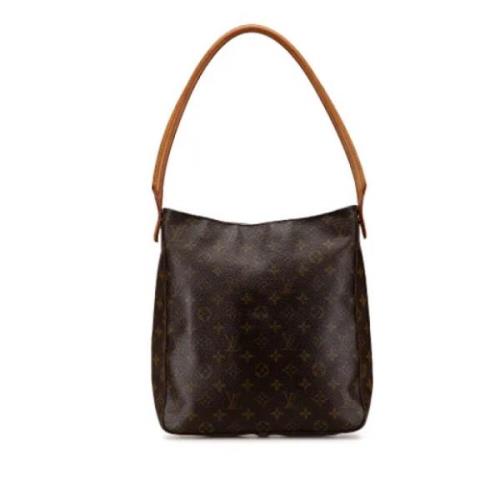 Louis Vuitton Vintage Pre-owned Canvas handvskor Brown, Dam