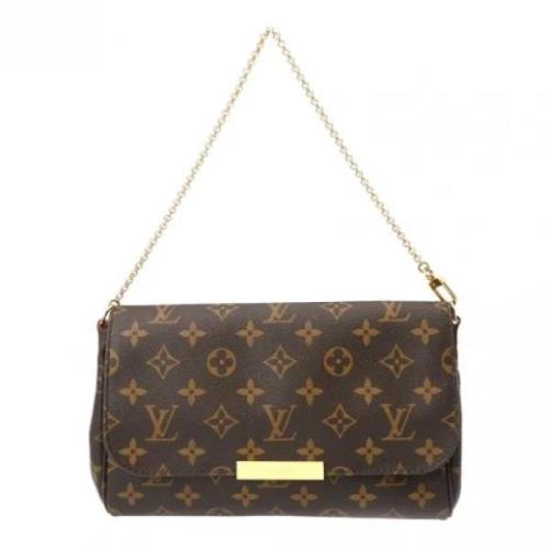 Louis Vuitton Vintage Pre-owned Tyg louis-vuitton-vskor Brown, Dam