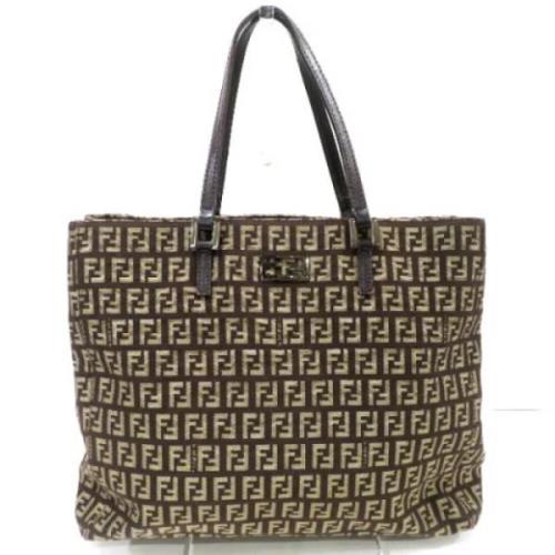 Fendi Vintage Pre-owned Tyg fendi-vskor Brown, Dam