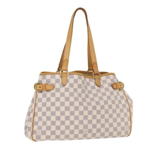 Louis Vuitton Vintage Pre-owned Canvas totevskor White, Dam