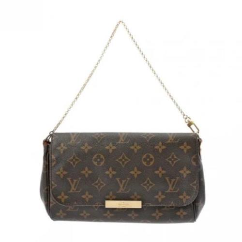 Louis Vuitton Vintage Pre-owned Tyg louis-vuitton-vskor Brown, Dam