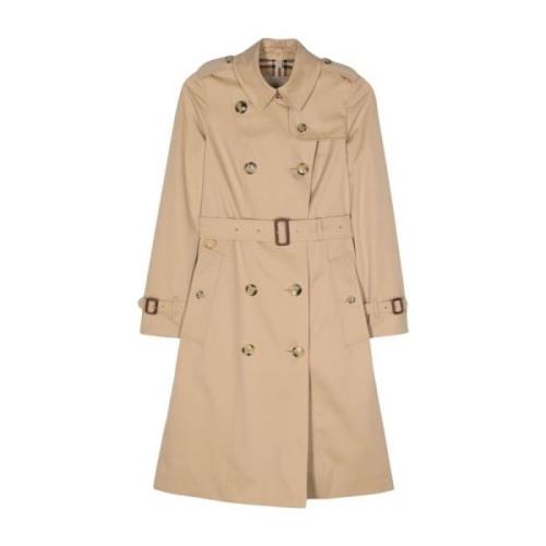 Burberry Beige Parka för kvinnor Ss24 Beige, Dam