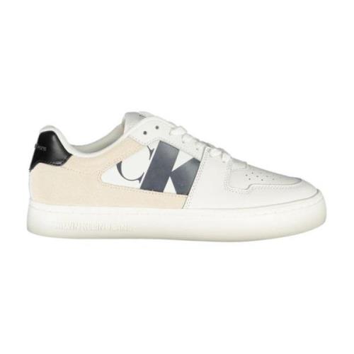 Calvin Klein Vita Sneakers med Kontrastdetaljer White, Dam