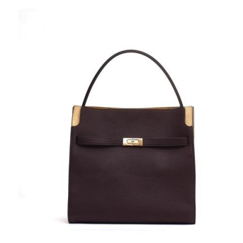 Tory Burch Beetle Berry Axelväska Brown, Dam