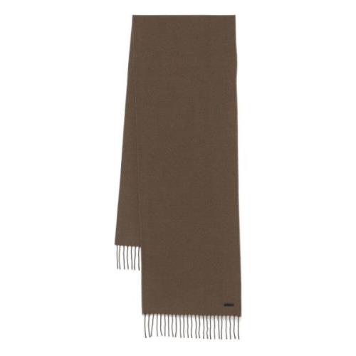 Hugo Boss Lyxig Ullscarf Tillverkad i Italien Green, Herr