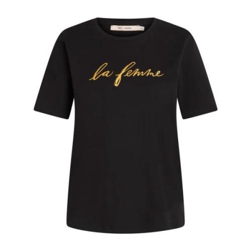 RUE de Femme Natacha T-shirt Svart Black, Dam