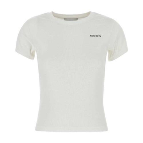 Coperni Klassisk Vit Bomull T-shirt White, Dam