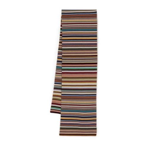 PS By Paul Smith MultiColour Randigt Ullhalsduk Multicolor, Herr