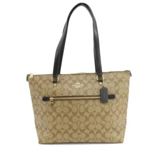 Coach Pre-owned Pre-owned Canvas totevskor Beige, Dam