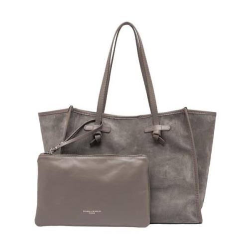 Gianni Chiarini Elegant mockaskulderväska Gray, Dam