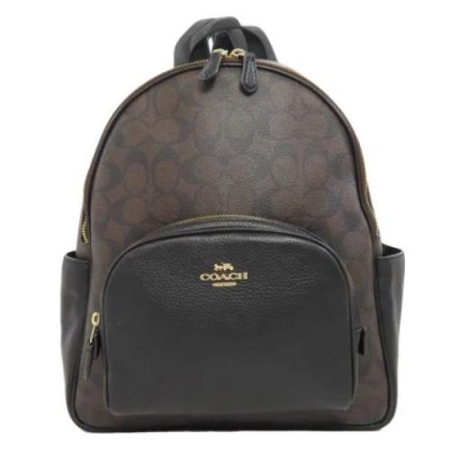 Coach Pre-owned Pre-owned Tyg ryggsckar Brown, Dam