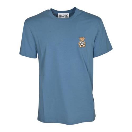 Moschino Stiliga T-shirts och Polos Blue, Herr