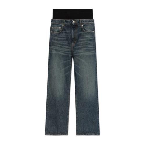 Sportmax Straight leg jeans Blue, Dam