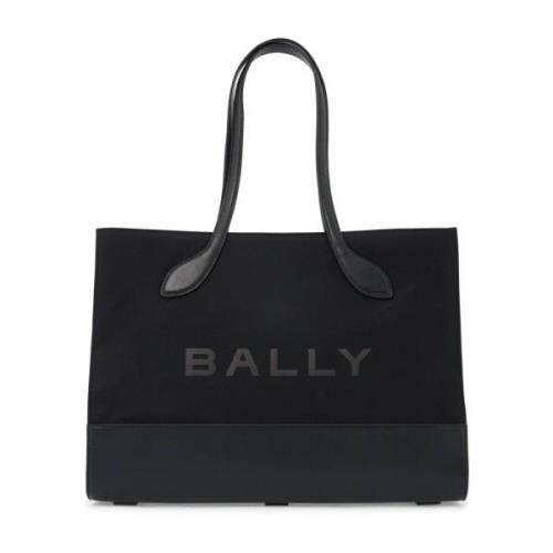 Bally Nylon och Läder Toteväska Black, Dam