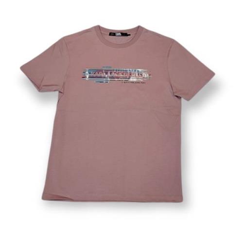 Karl Lagerfeld T-shirt Pink, Dam