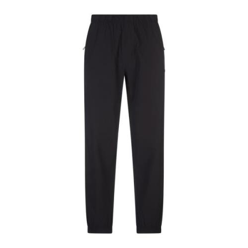 Moncler Svarta Tekniska Nylonjoggers Black, Herr