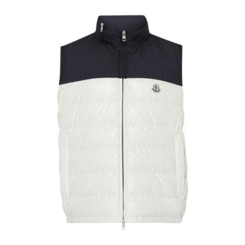 Moncler Ecru Dunväst Cerces - Stilren Beige, Herr