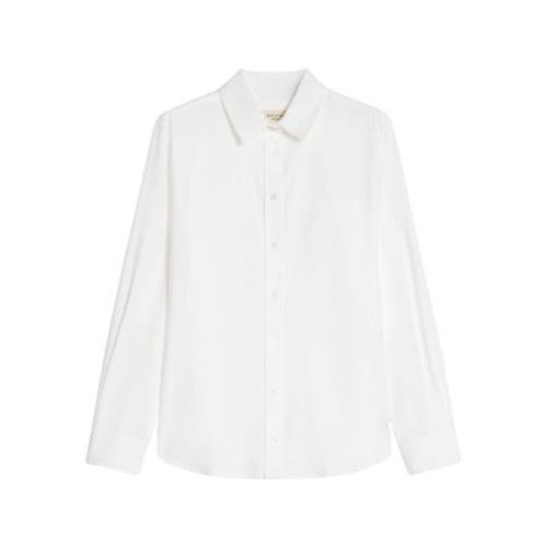 Max Mara Weekend Bomulls Oxford Skjorta White, Dam