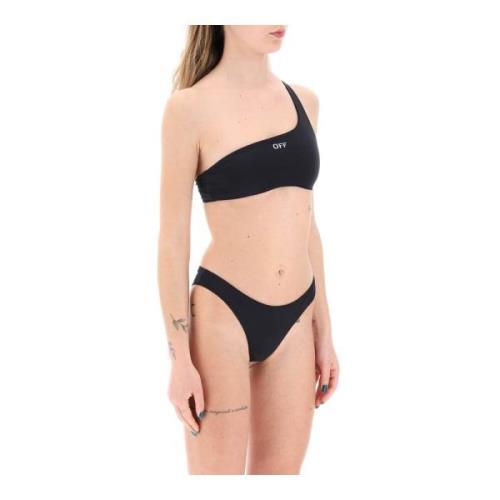 Off White Broderad Logobikini-set Black, Dam